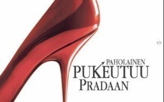 PAHOLAINEN PUKEUTUU PRADAAN(40 075)-FI-DVD,anne hathaway,UUS