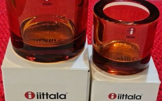 Iittala Kivituikut iso 80mm ja pieni 60mm Pomeranssi