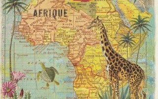 Gwanaëlle Trolez: Afrikka (neliöpostikortti)