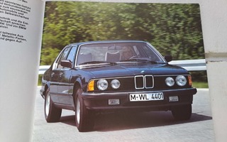 BMW 700-sarja -esite, 1984