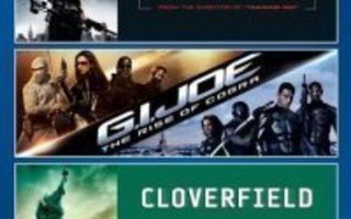 Shooter / GI Joe / Cloverfield (3-disc Blu-ray)