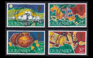 Guernsey 635-8 o Europa keksinnöt ja löydöt (1994)