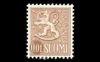 642 ** Leijonamalli 0,01 mk (1968)