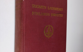 Eero (toim.) Schrey : Suomen lakimiehet 1958 = Finlands j...