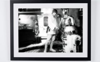 Star Wars - Luk? Skywalker (Mark Hamill) with R2-D2 and C-3P
