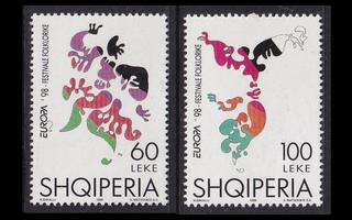 Albania 2648-9 ** Europa kansalliset juhlat (1998)