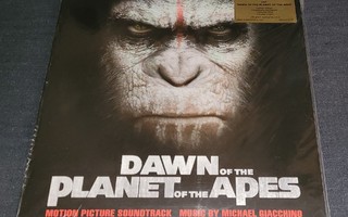DAWN OF THE PLANET OF THE APES Soundtrack 2LP VÄRIVINYYLI