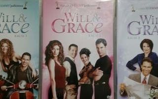 Will & Grace kausi 1-3 (12x DVD)