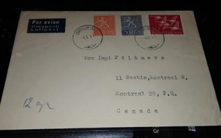 Orivesi - Canada PA -kuori 1957 PK950/22
