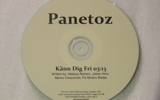 Panetoz • Känn Dig Fri PROMO CDr-Single
