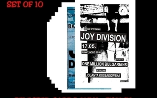 JOY DIVISION -- postikorttisetti   (Upea Lahja !!) #3
