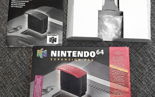 N64 Expansion pak pakkaus (ei muistia)