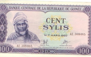 Guinea 100 sylis 1971
