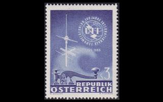 Itävalta 1181 ** Televiestintäliitto ITU 100v (1965)
