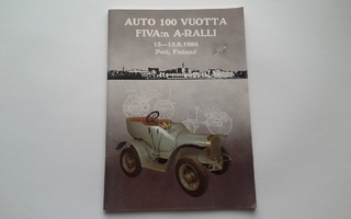 Auto 100 vuotta FIVA:n A-Ralli lehti 1986 80 sivua