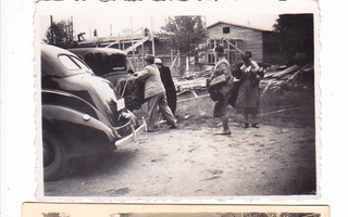 3 VANHAA Valokuvaa Kalajoki KIVAT Autot ym 1920-l 6 x 9 cm