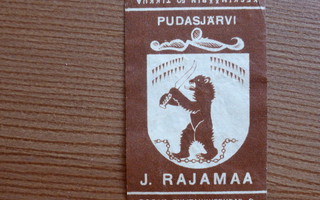 J. RAJAMAA  /  PUDASJÄRVI