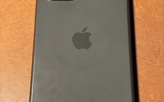 Apple iPhone 12/12 Pro Silikonisuoja MagSafe musta