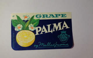 Etiketti - Grape Palma