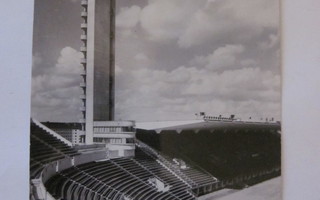 VANHA Kortti Alkup.Mallikappale Helsinki 1950-l Stadion