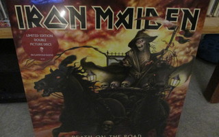 Iron Maiden Death On The Road Orig. 2005 Double Picdisc MINT