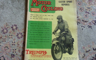 Motor Cycling  april -61 , BMW