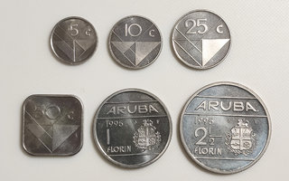 Aruba 5, 10, 25, 50 Cent, 1, 2 1/2 Florin 1994