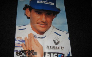 Ayrton Senna juliste ja tarra