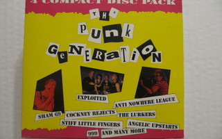 The Punk Generation 4 * CD Boxi kokoelma hyväkuntoinen