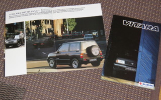 1992 Suzuki Vitara 4x4 esite - KUIN UUSI - suom - 22 sivua
