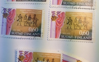 Suomalainen ooppera 100 vuotta postimerkki 0,60 markka