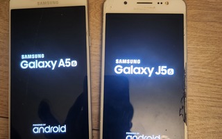 Samsung galaxy j5 ja A5 puhelinta