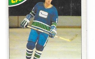 1978-79 OPC #139 Ron Sedlbauer Vancouver Canucks