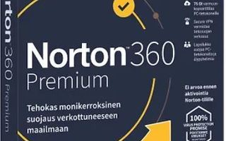 Norton 360 Premium, 12kk, 10 laitetta