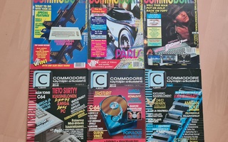 C-lehtiä 3 kpl (Bitti julkaisu) ja Commodore lehtiä 3 kpl