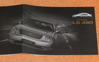 2000 Lexus LS 430 PRESTIGE  esite - KUIN UUSI - 32 sivua
