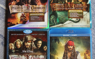 Pirate of the Caribbean leffoja 4kpl + 3kpl sleevejä [suomi]