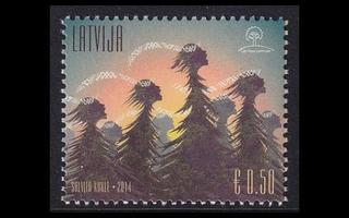 Latvia 927 ** Laulavat puut (2014)