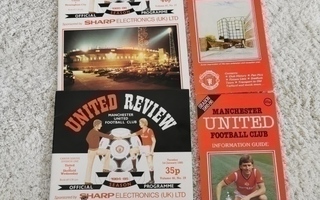 Manchester United viralliset kausiohjelmat 1985-86