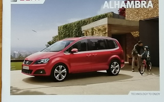 2015 SEAT Alhambra esite - KUIN UUSI - 32 sivua - suom