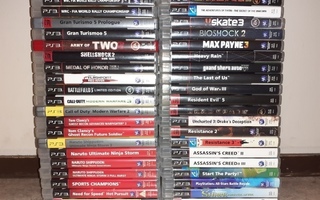 44 kpl Playstation 3 pelejä