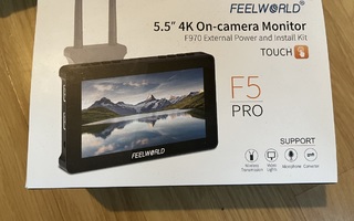 Feelworld 5.5” 4K On-camera Monitor. F5 PRO