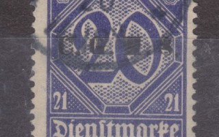 Saksa  reich  Ylä-sleesia 1920 Dienst Mi 4