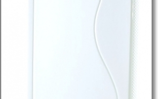Huawei P8 Lite - Valkoinen geelikotelo + suojakalvo #20789