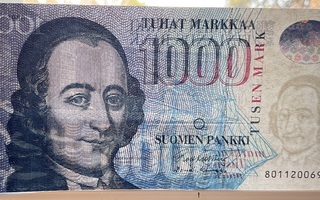 1000 markkaa 1986 litt.A