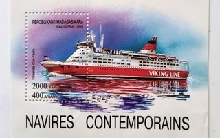 Madagascar 1994 Navires Contemporais Finlande Car-Ferry
