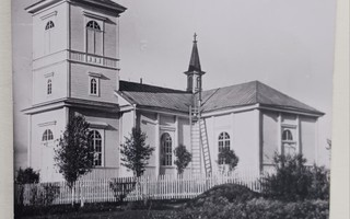 Muonio, kirkko, vanha mv valokuvapk, p. 1951