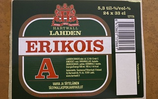 Lahden erikois olut etiketti