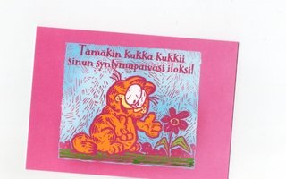 °"TÄMÄKIN KUKKA KUKKII SINUN ILOKSI!°" -KORTTI / Karvinen