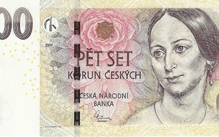 CZECH REPUBLIC 500 KORUN 2009. UNC